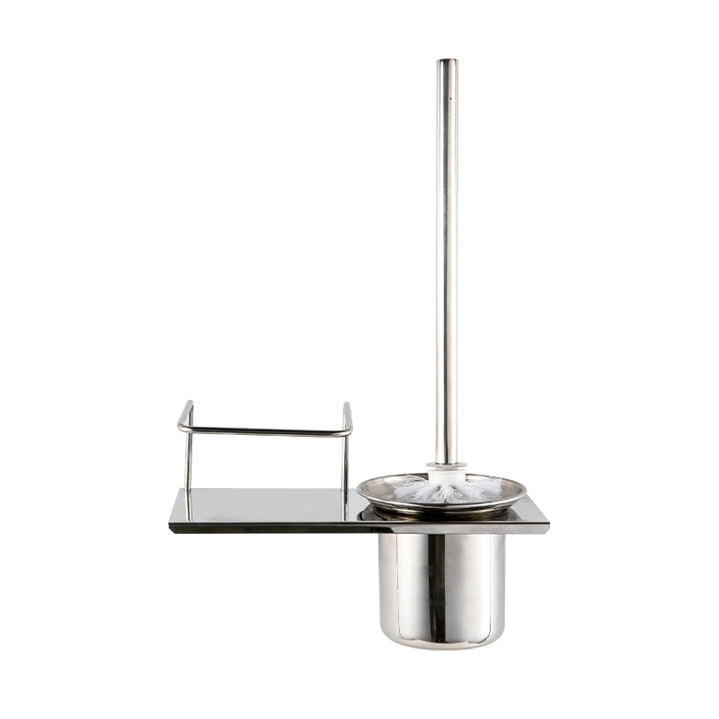 10705 Quick-drying, Non-drip Stainless Steel Toilet Brush Holder With Extension Bracket