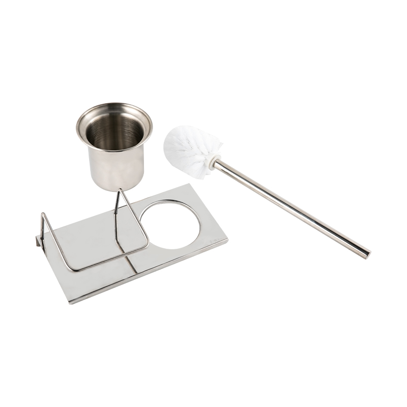 10705 Quick-drying, Non-drip Stainless Steel Toilet Brush Holder With Extension Bracket