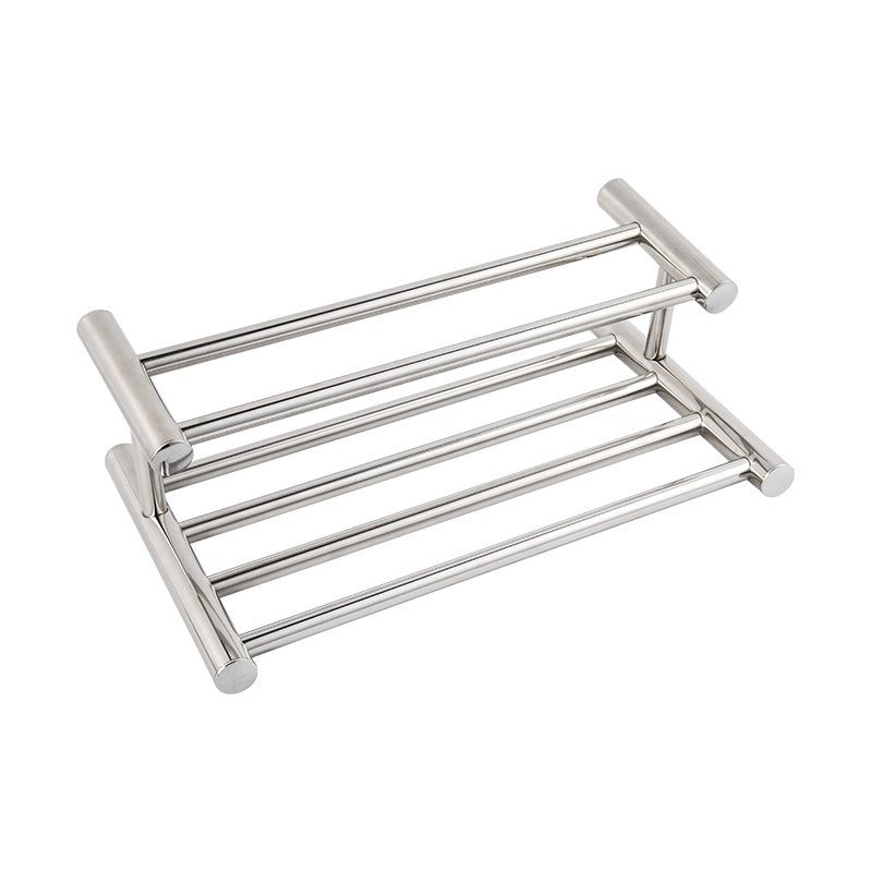 10304 Stainless Steel Wall Mounted Bathroom Bath Towel Rack Storage Rack