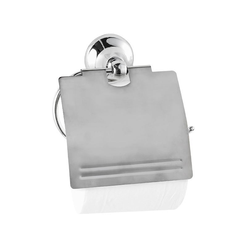 10603 Wall Mounted Stainless Steel Toilet Paper Holder with Flip Lid