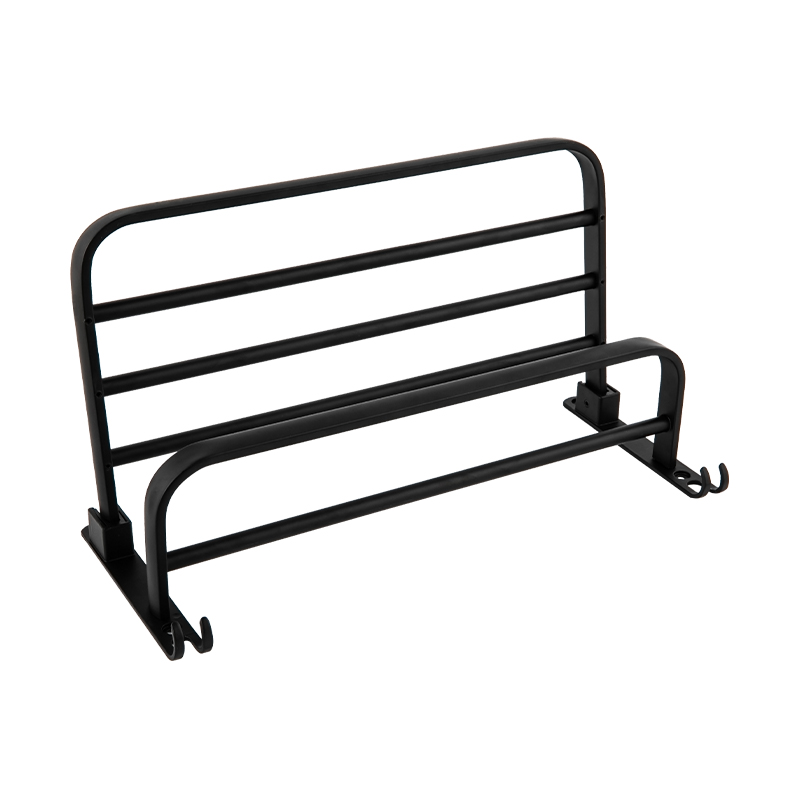 10303 Wall Mounted Aluminum Alloy Bathroom Storage Rack with Hook