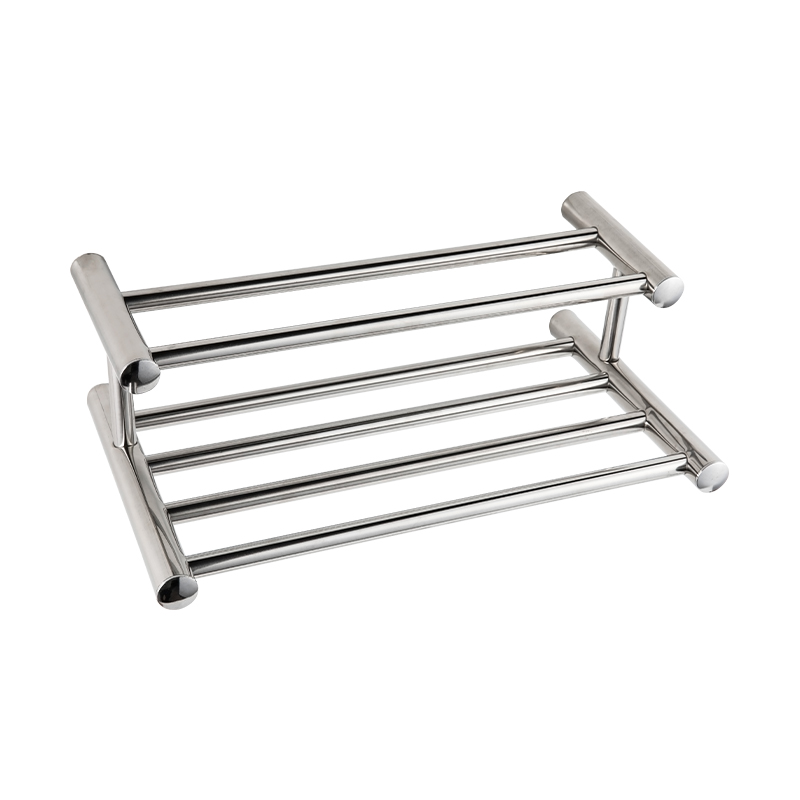 10304 Stainless Steel Wall Mounted Bathroom Bath Towel Rack Storage Rack