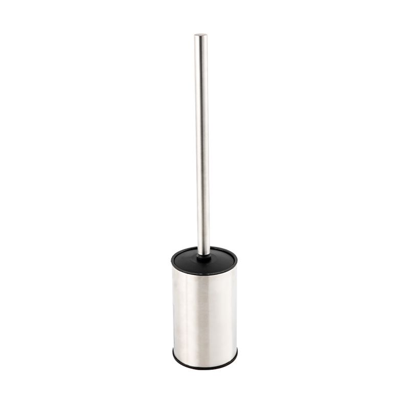 10704 Sturdy Stainless Steel Toilet Brush Holder with Extended Handle