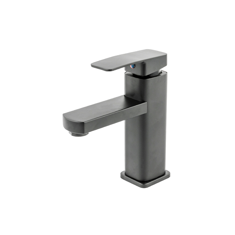 11302 Bathroom Cold And Hot Mixer Water Sink Faucet Pillar Type Basin Tap