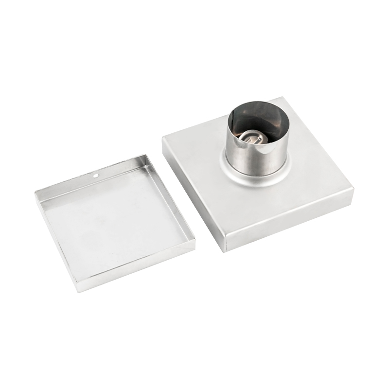 10905 Two-in-one Embedded Square Stainless Steel Floor Drain