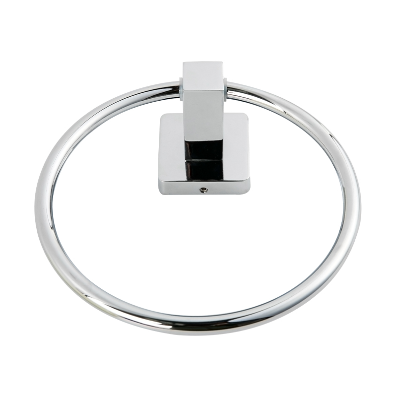 11105 Mirror Polish 304 Stainless Steel Wall Mounted Towel Ring Hassle-free Installation