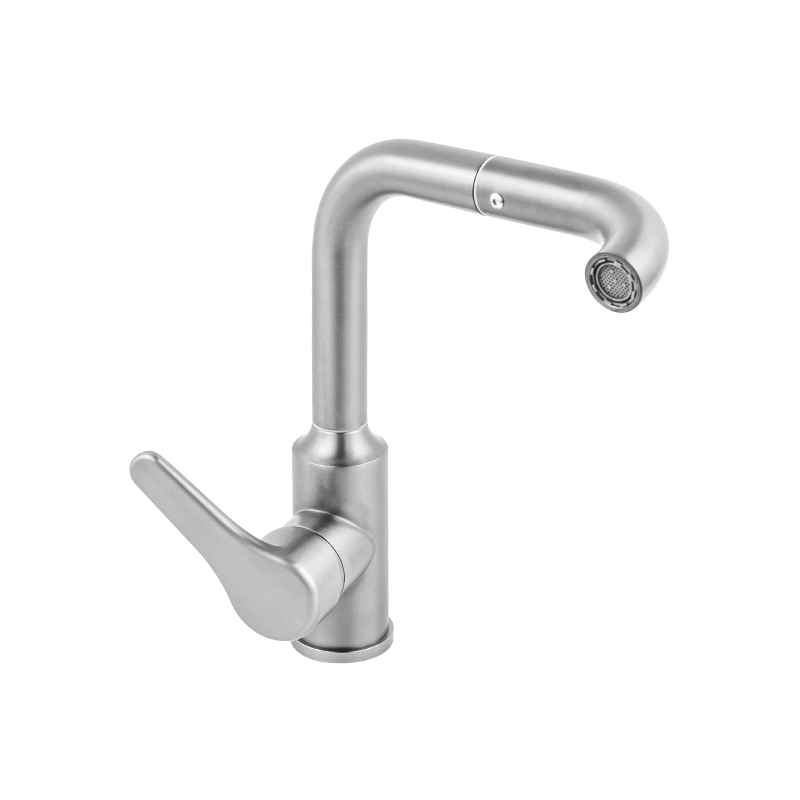 11306 Single Handle Single Hole Bathroom Faucet Pillar Type Basin Tap