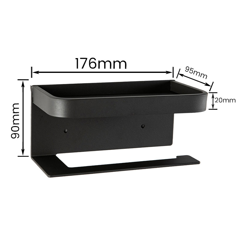 10605 Kitchen Bathroom Toilet Paper Holder with A Platform