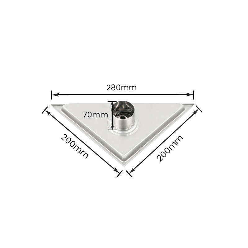 10901 Bathroom Floor Smart Drain Triangle Shower Floor Drain