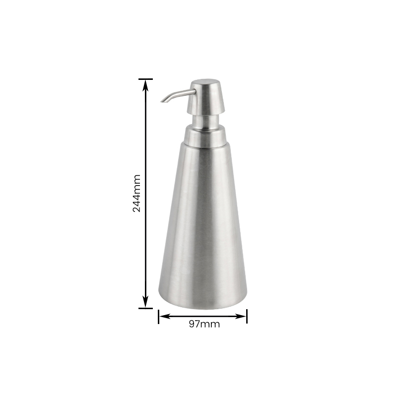 11005 304 Stainless Steel Free Installation Portable Soap Dispenser