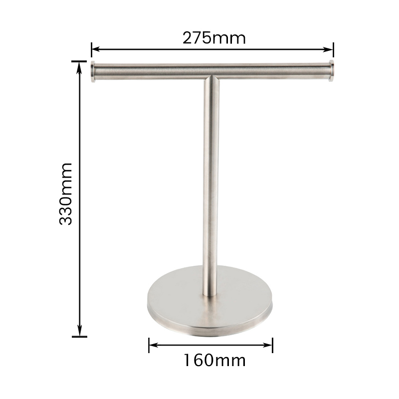 10406 Free Standing 201 Stainless Steel Towel Rack