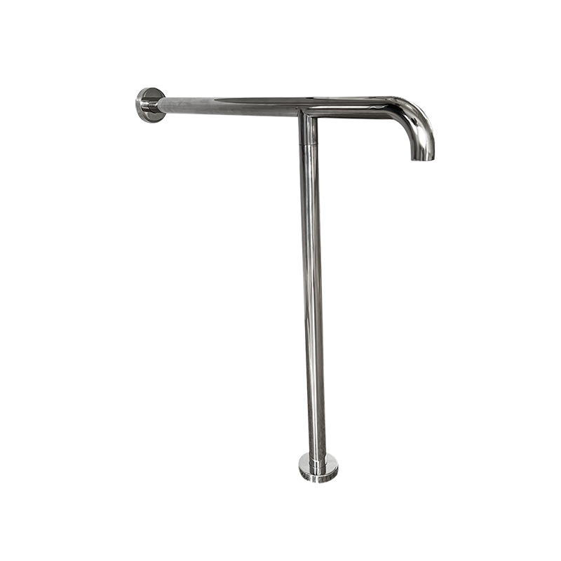 10207 304 Stainless Steel Rust Resistance Fixed Bottom Toilet Grab Bar