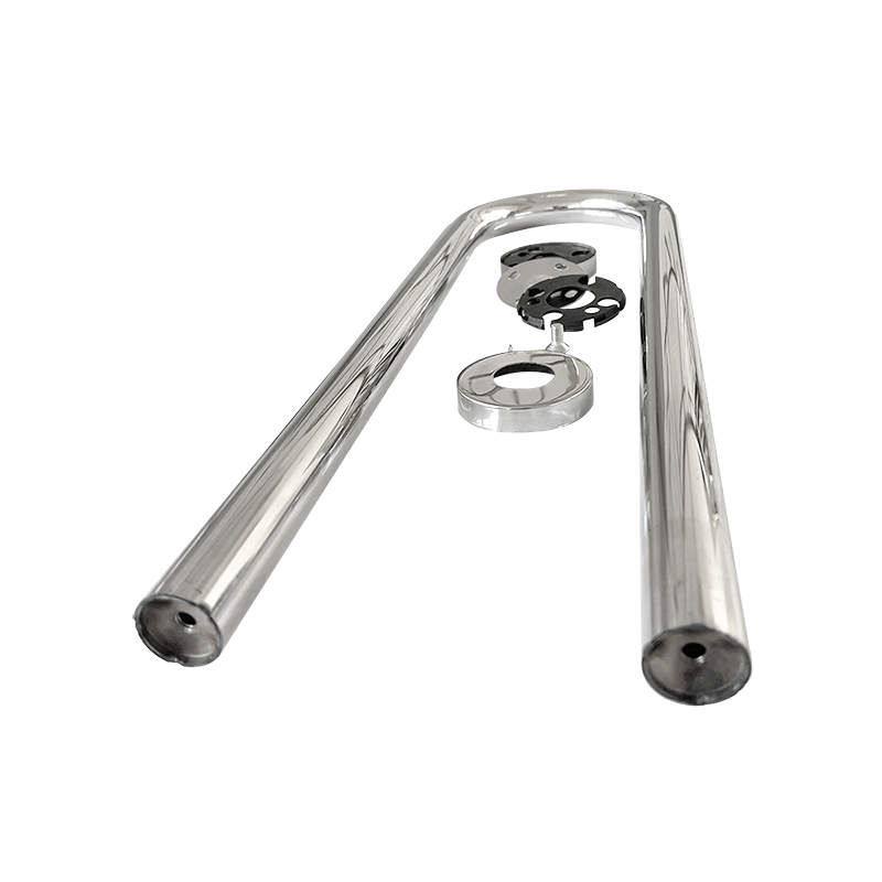 10203 Wall Mounted Stainless Steel Polished Swing Up Toilet Grab Bar